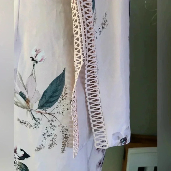 Keepsake the Label Pink Blush Botanic Floral Indulge Long Sleeve Dress Sz S 006 - Picture 4 of 6